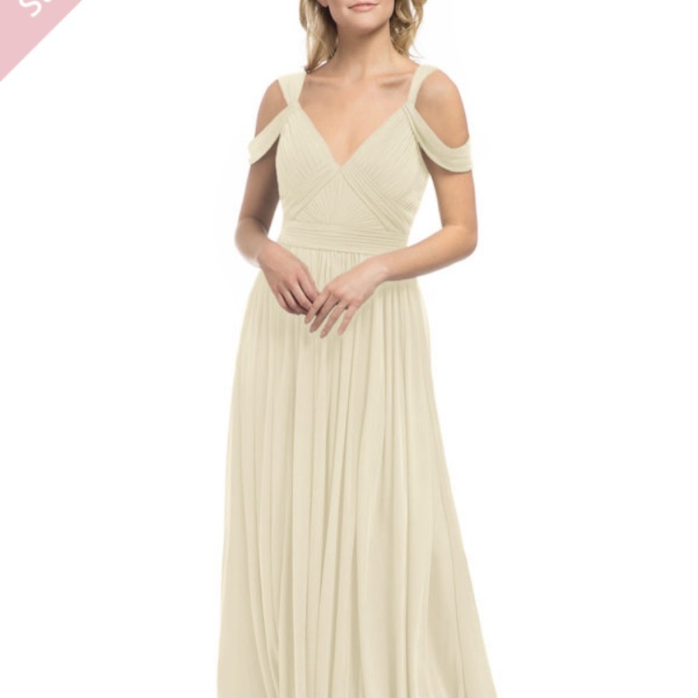 Azazie calla size 14 champagne